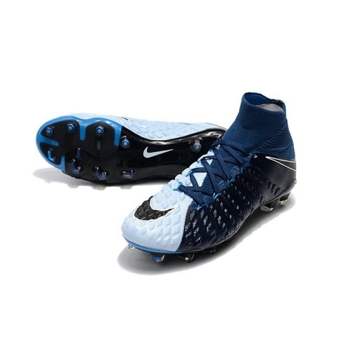 fodboldstøvler Nike Phantom Hypervenom 3 Elite DF FG - Sort Hvid_7.jpg